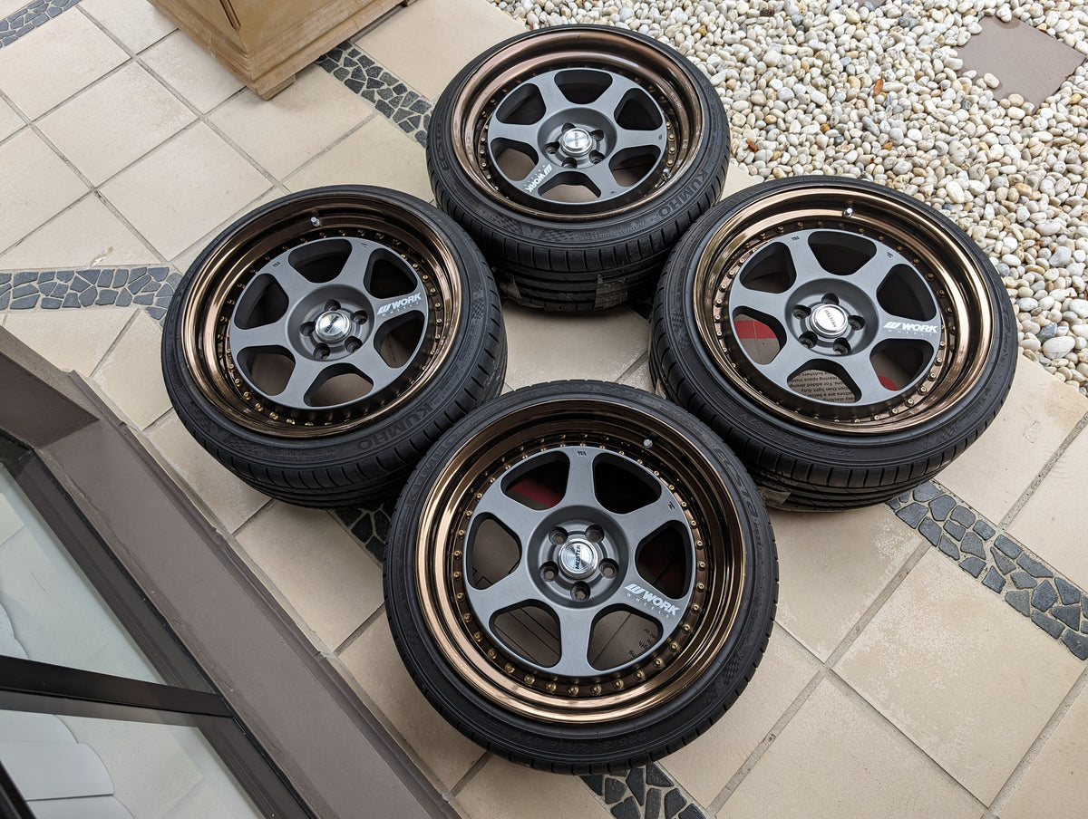 Work Meister L13P (Gloss Bronze)  -PCD 5x100 - 18x9.5 +20 (O-Disk)