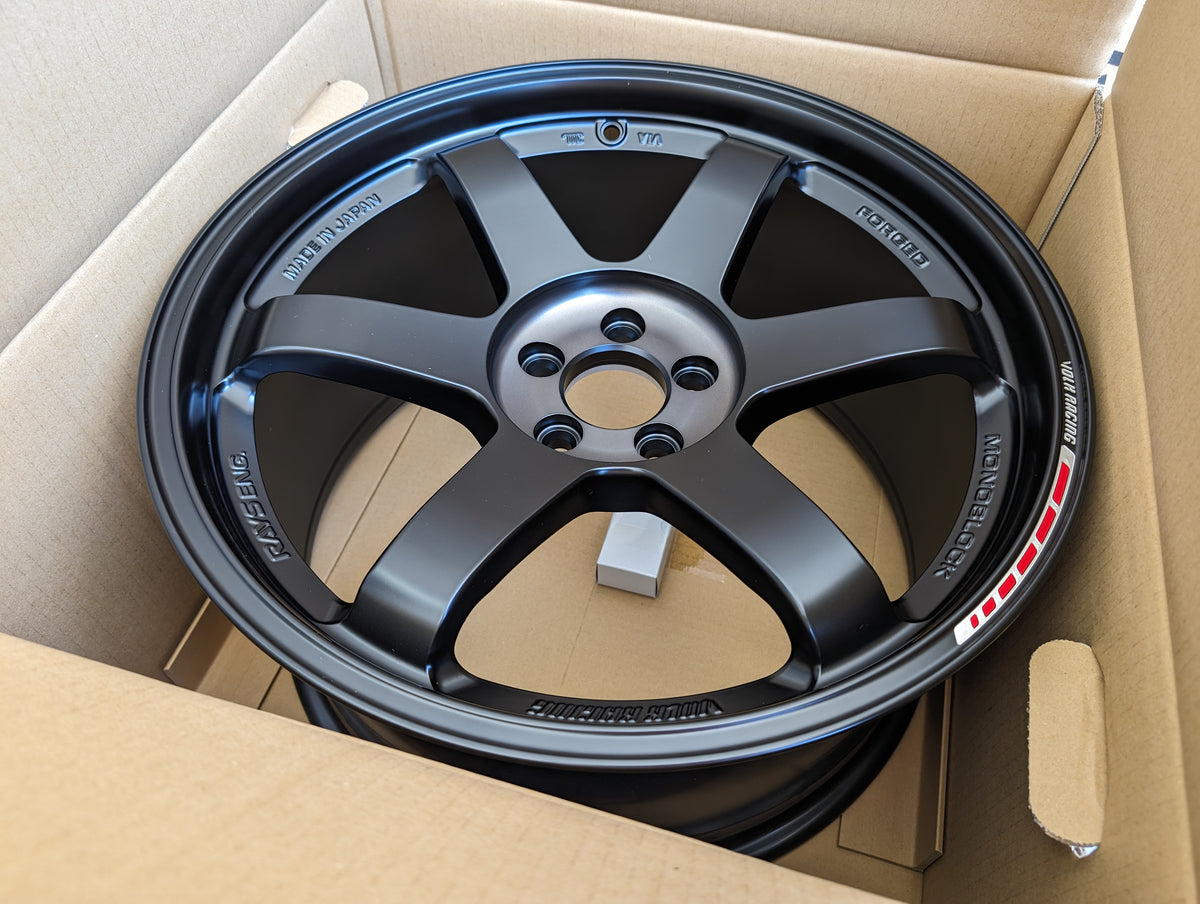 Rays Volk Racing TE37 Black Edition III | 5x100 | 18x9.5 +41 | New | Discontinued
