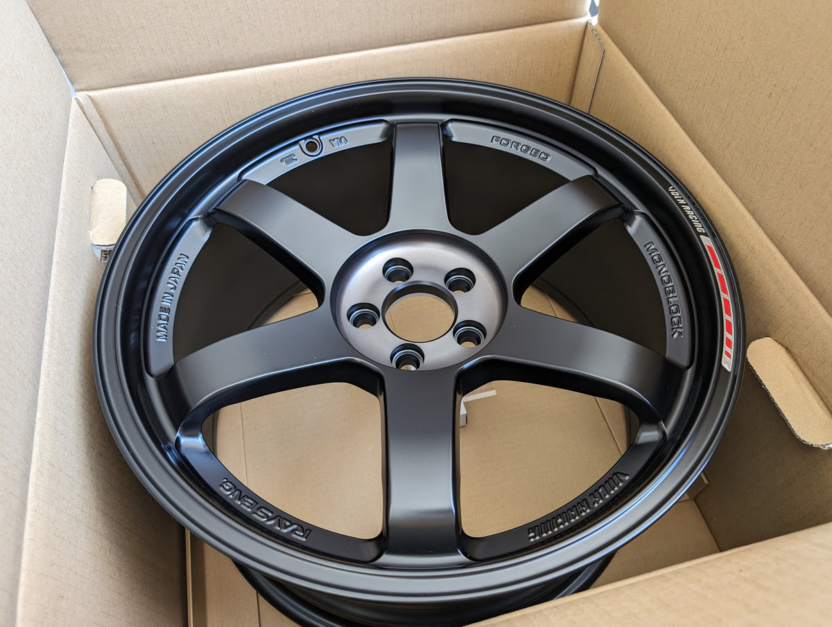 Rays Volk Racing TE37 Black Edition III | 5x100 | 18x9.5 +41 | New | Discontinued