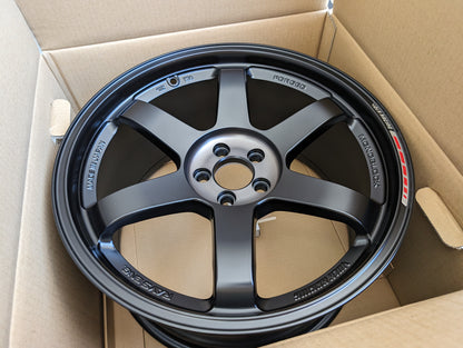 Rays Volk Racing TE37 Black Edition III | 5x100 | 18x9.5 +41 | New | Discontinued