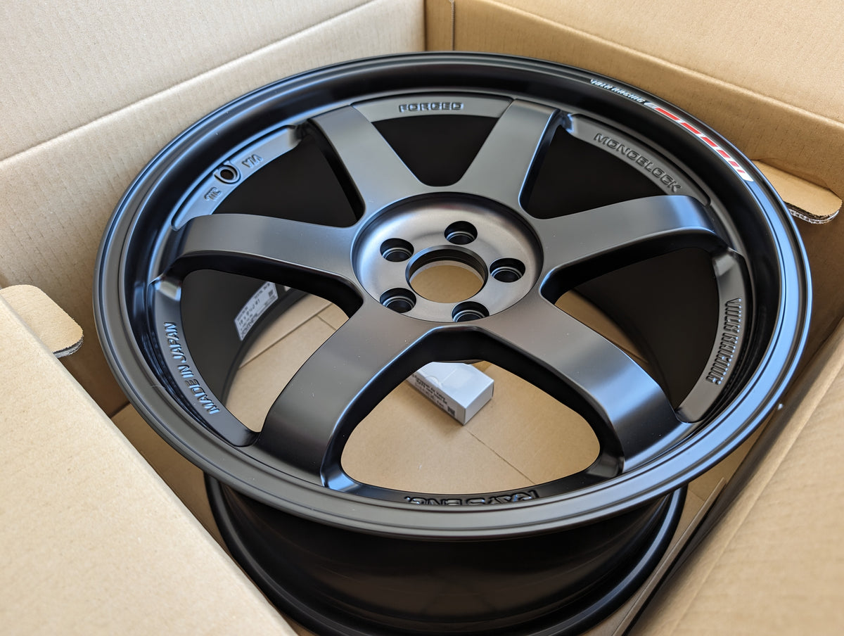 Rays Volk Racing TE37 Black Edition III | 5x100 | 18x9.5 +41 | New | Discontinued