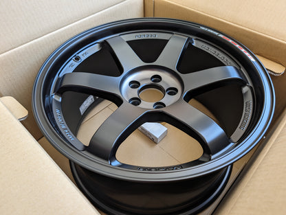Rays Volk Racing TE37 Black Edition III | 5x100 | 18x9.5 +41 | New | Discontinued