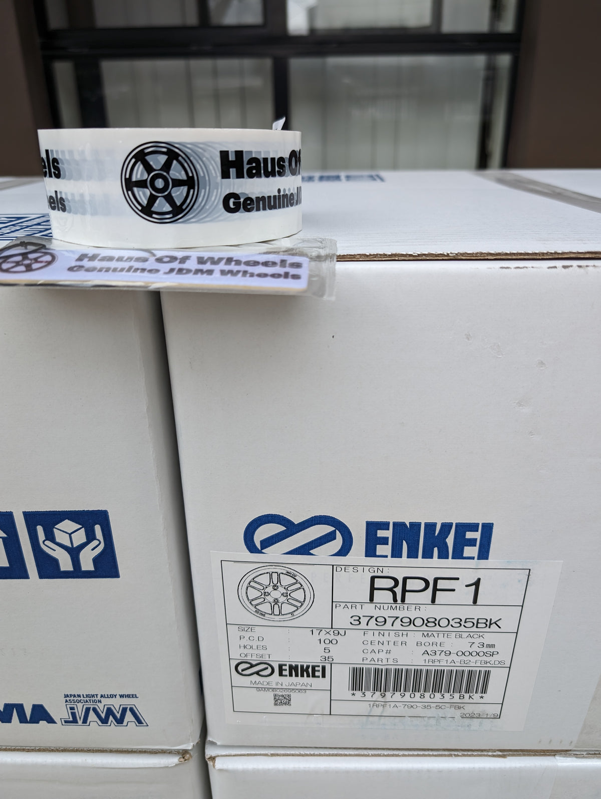 Enkei RPF1 Matte Black | 5x100 | 17x9 +35 | New