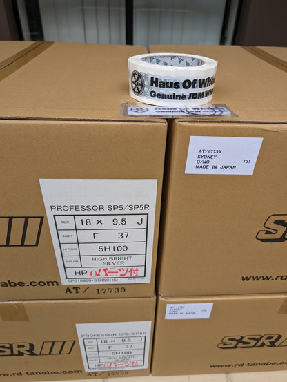 SSR SP5 High Bright Silver | 5x100 | 18x9.5 +37 | New | 3 Piece – product photo 4