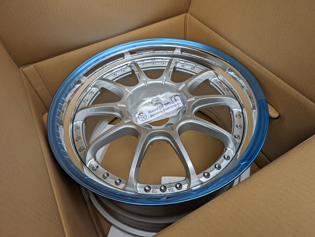 SSR SP5 High Bright Silver | 5x100 | 18x9.5 +37 | New | 3 Piece – product photo 6