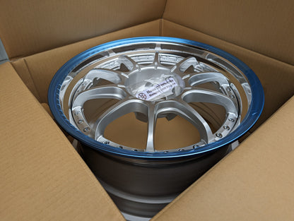 SSR SP5 High Bright Silver | 5x100 | 18x9.5 +37 | New | 3 Piece – product photo 7
