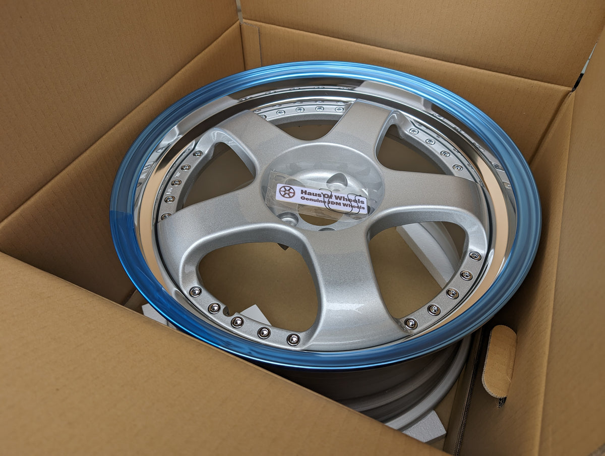 SSR SP1 Silver | 5x100 | 18x9.5 +37 | New | 3 Piece