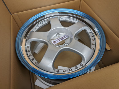 SSR SP1 Silver | 5x100 | 18x9.5 +37 | New | 3 Piece