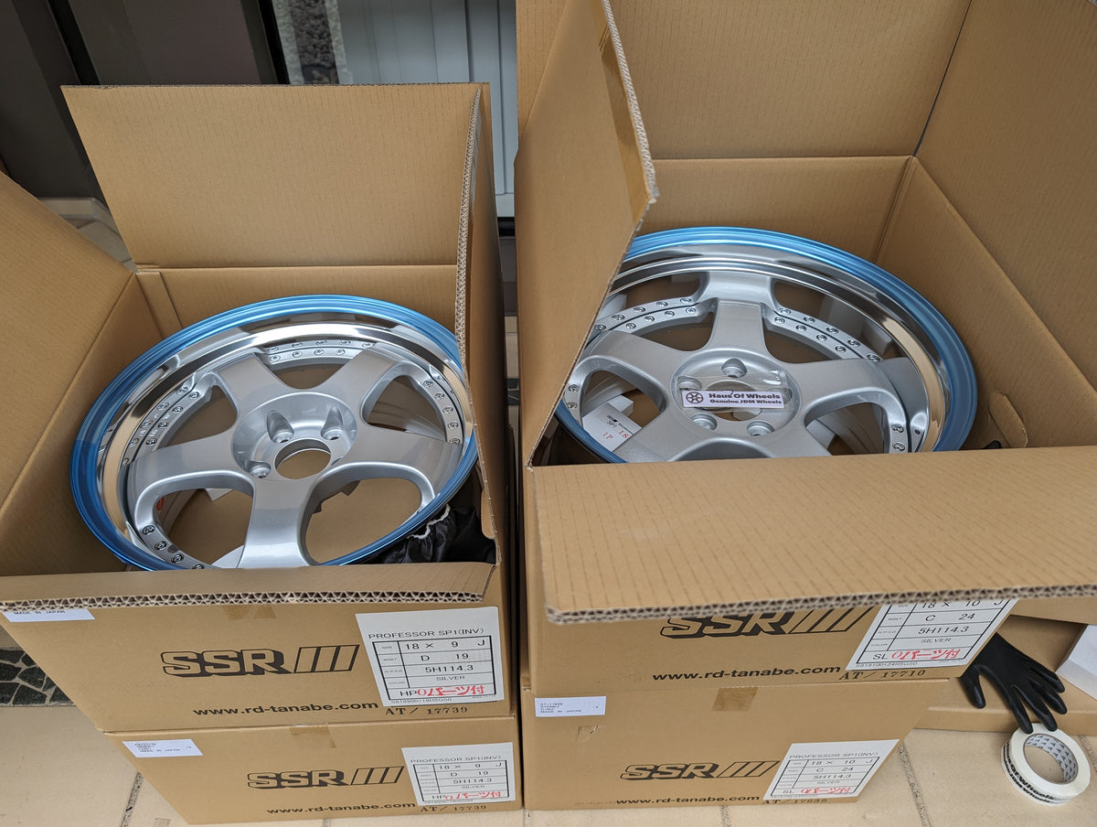 SSR SP1 Silver | 5x114.3 | F: 18x9 +19 / R: 18x10 +24 | New | 3 Piece – product photo 5