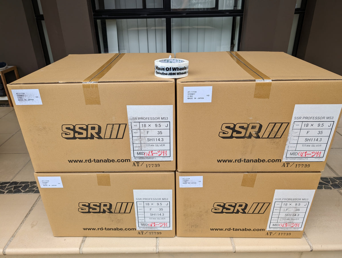 *Brand New* SSR MS3 (Titan Silver) - 3 Piece Wheels - 5x114.3 - 18x9.5 ...