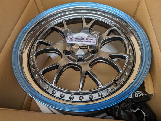 
*Brand New* SSR MS3 (Titan Silver) - 3 Piece Wheels - 5x114.3 - 18x9.5 +35 (MD Disk)