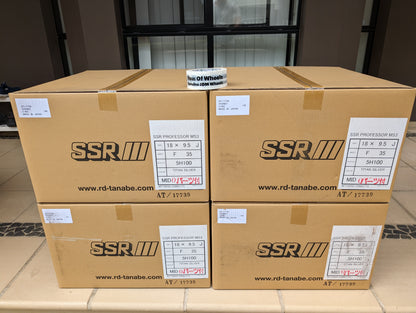Brand New SSR MS3 (Titan Silver) - 3 Piece Wheels - 5x100 - 18x9.5 +35 (MD Disk)