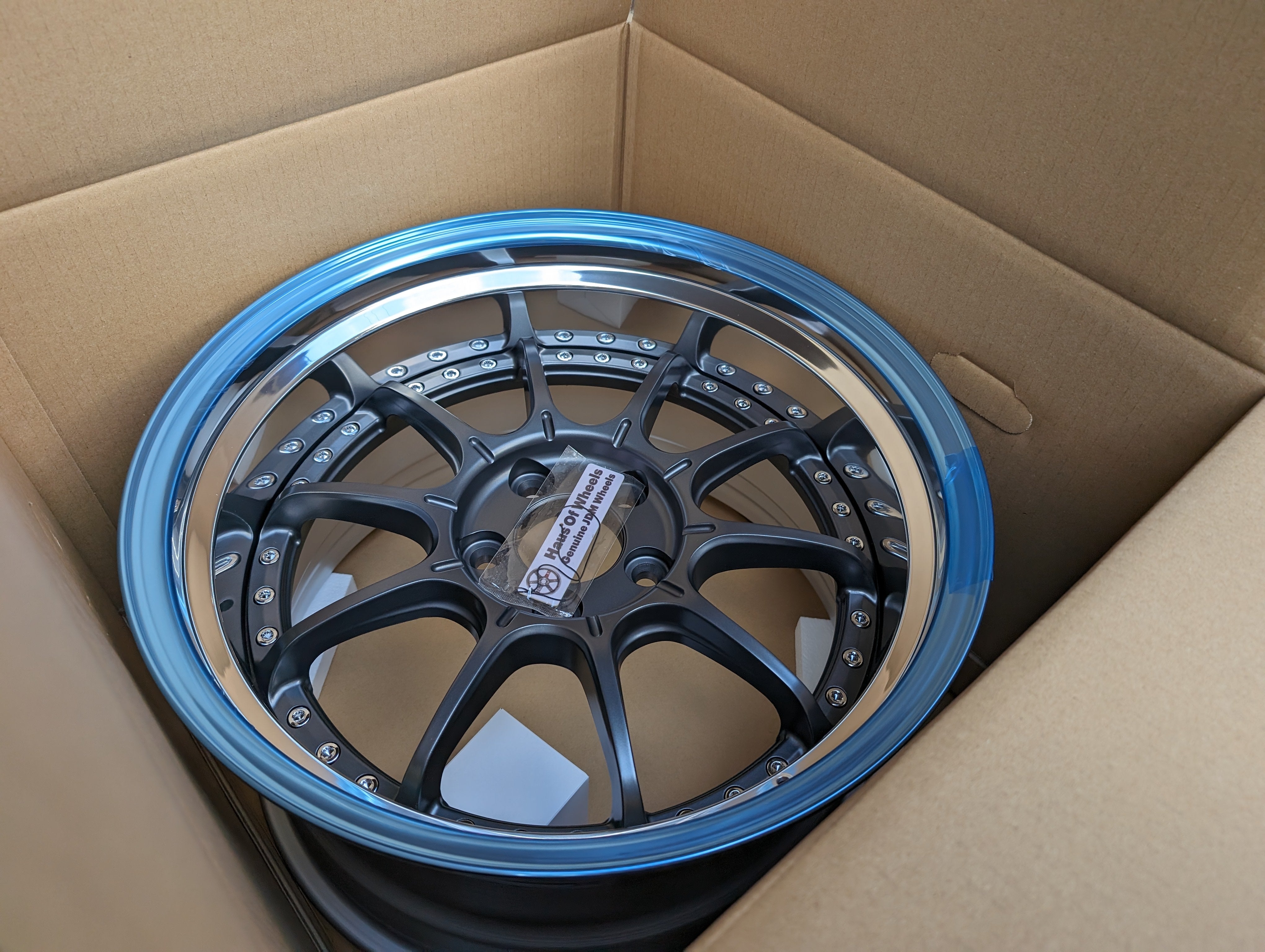 *Brand New* SSR SP1 (Flat Gunmetal) - 5x114.3 - F: 18x9 +19 (HP Disk/Deep Dish) - R: 18x10 +24 (SL Disk/Deep DIsh)