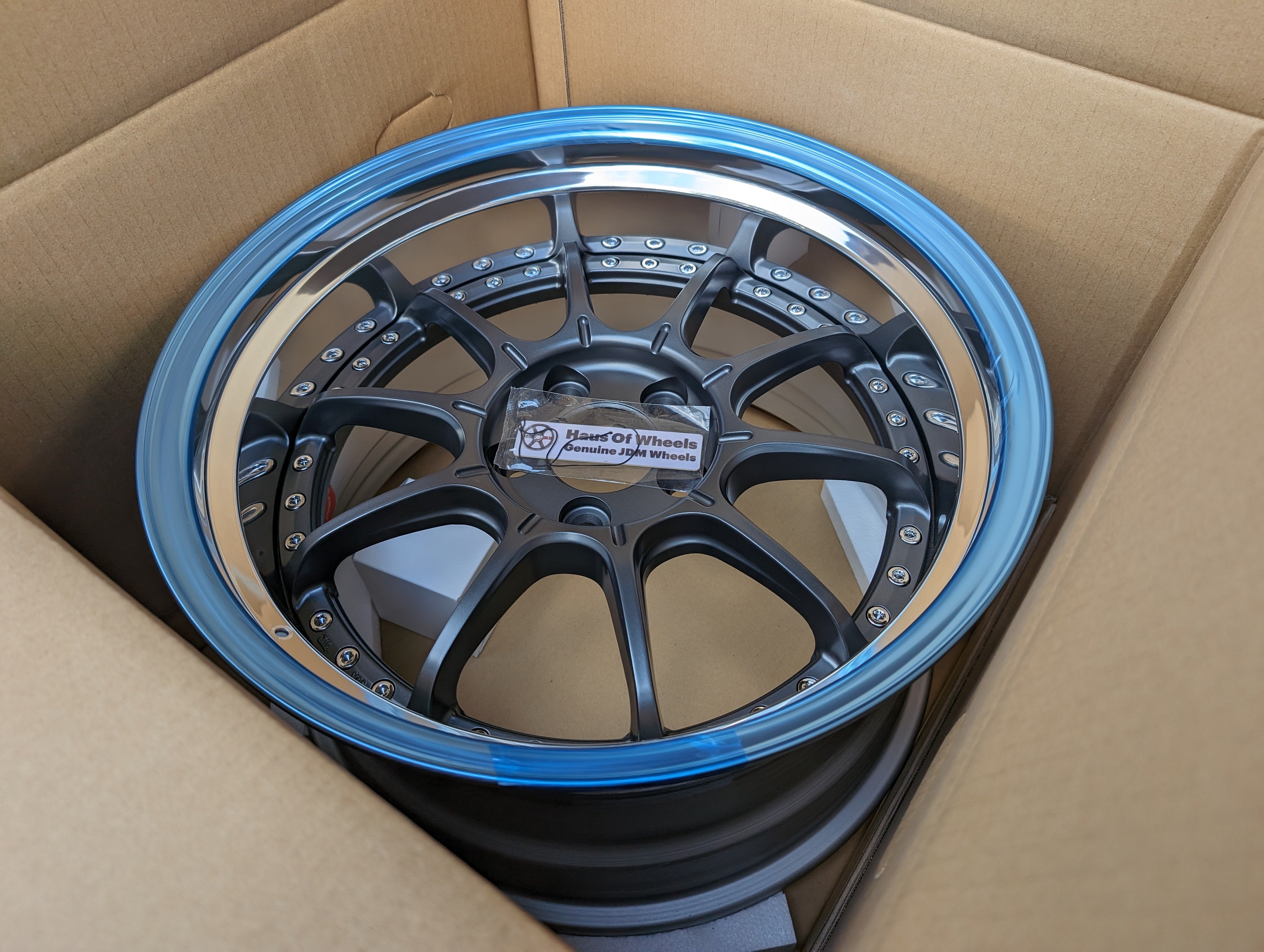 *Brand New* SSR SP1 (Flat Gunmetal) - 5x114.3 - F: 18x9 +19 (HP Disk/Deep Dish) - R: 18x10 +24 (SL Disk/Deep DIsh)