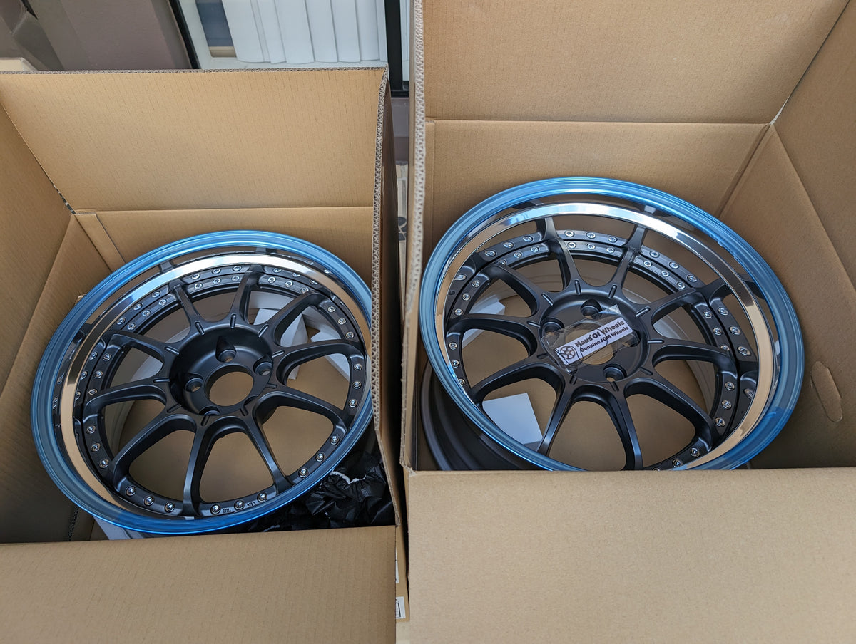 SSR SP5 Flat Gunmetal | 5x114.3 | F: 18x9 +19 / R: 18x10 +24 | New | 3 Piece – product photo 9