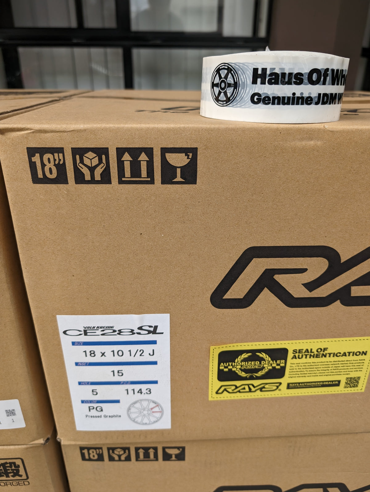 Rays Volk Racing CE28SL Pressed Graphite | 5x114.3 | 18x10.5 +15 | New