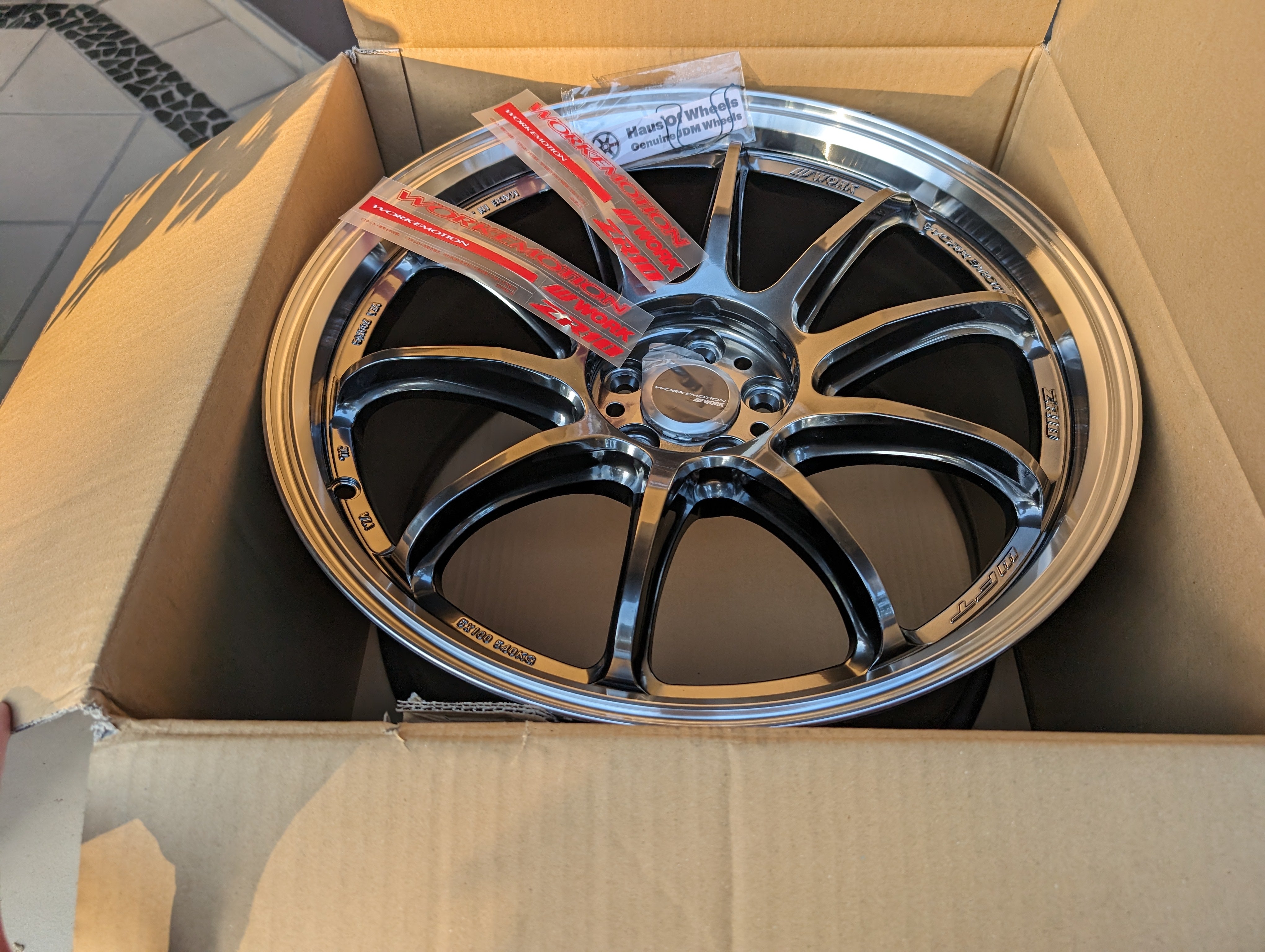 *New* Work Emotion ZR10 (Glim Silver) - $2300 - PCD 5x100 - 18x9.5 +38&nbsp;