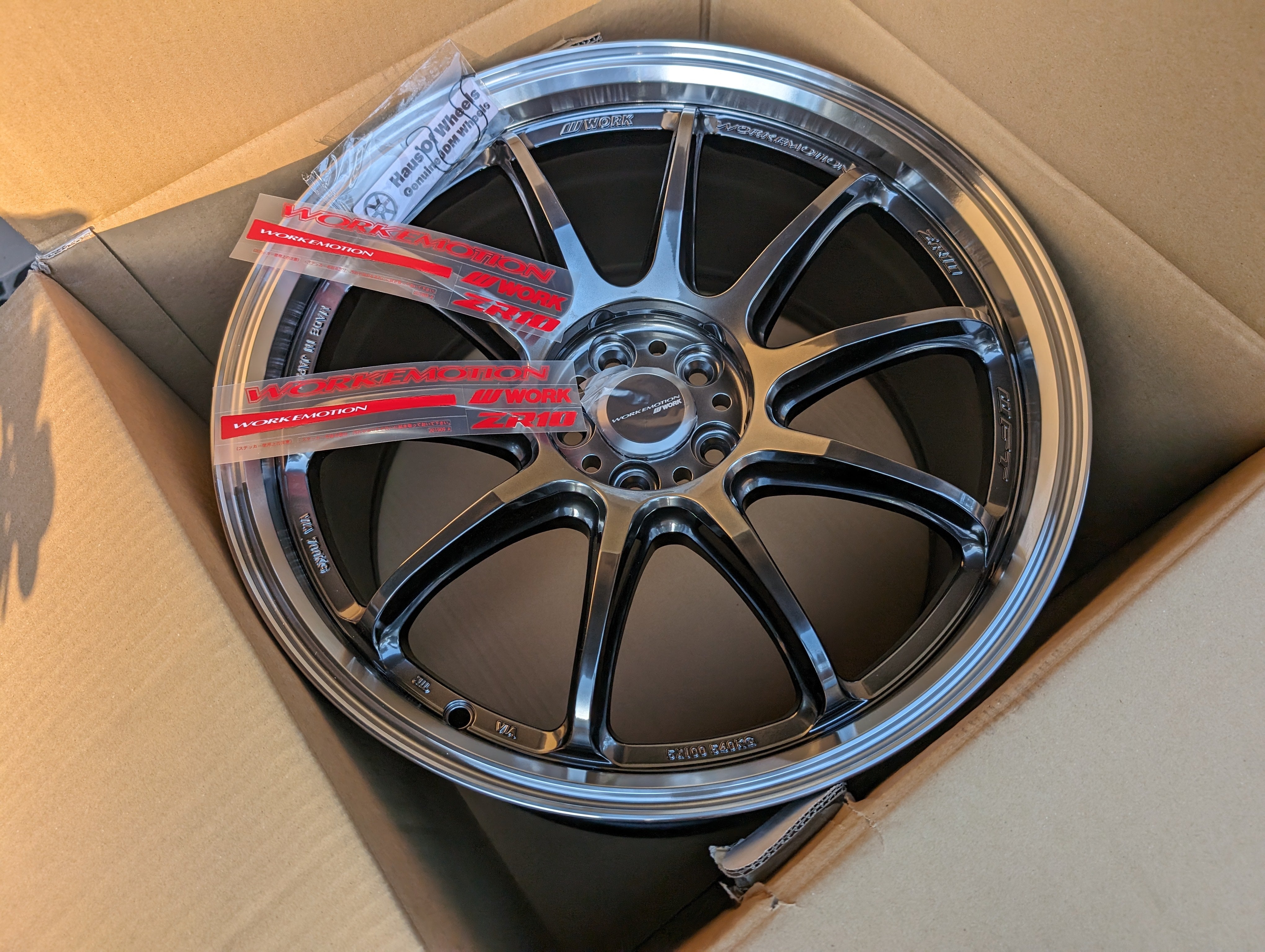 Zr10 Rays *New* Work Emotion ZR10 (Glim Silver) - $2300 - PCD 5x100 - 18x9.5 +38 ...