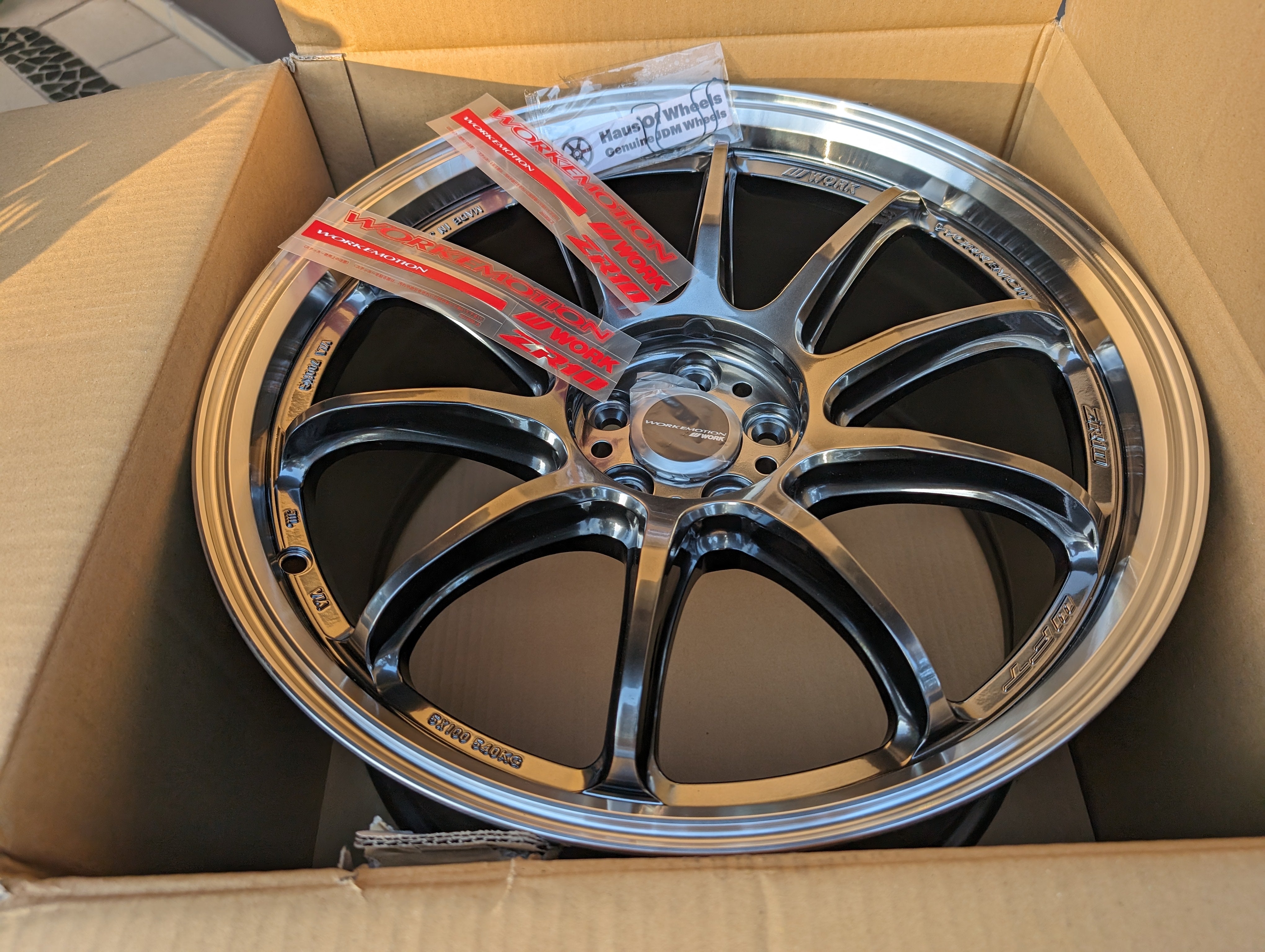 *New* Work Emotion ZR10 (Glim Silver) - $2300 - PCD 5x100 - 18x9.5 +38&nbsp;