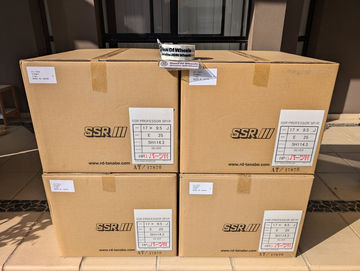 SSR SP1 Silver | 5x114.3 | 17x9.5 +25 | New | 3 Piece