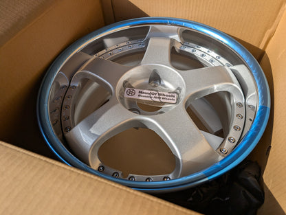 SSR SP1 Silver | 5x114.3 | 17x9.5 +25 | New | 3 Piece
