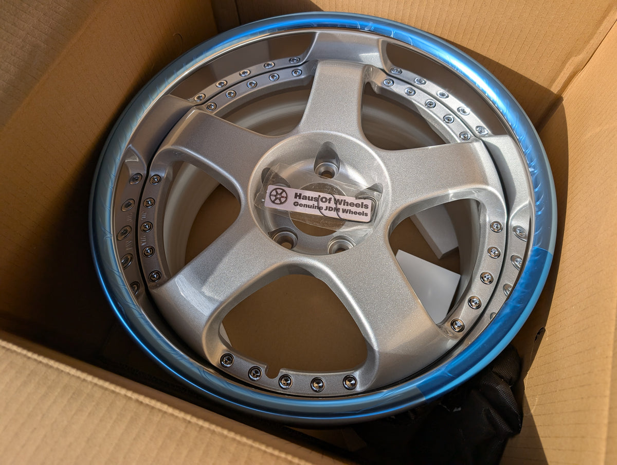 *Brand New* SSR SP1 (Silver) - 3 Piece Wheels - 5x114.3 - 17x9.5 +25 ...