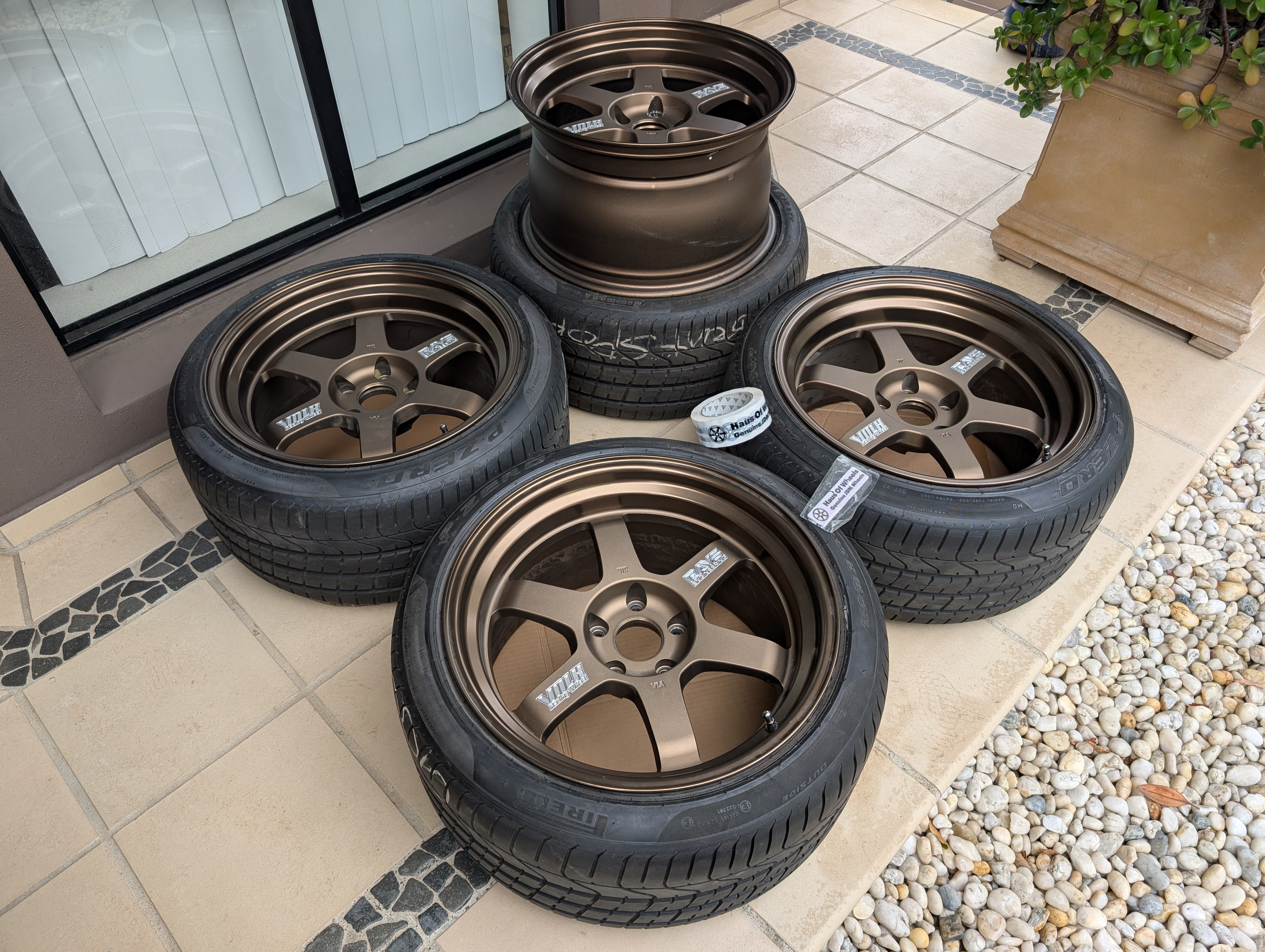 *Limited Edition* + *Deep Dish* - Rays Volks Racing TE37V (Bronze) 10th Anniversary - 5x114.3 - 18x10.5 +15 (265/35/18)