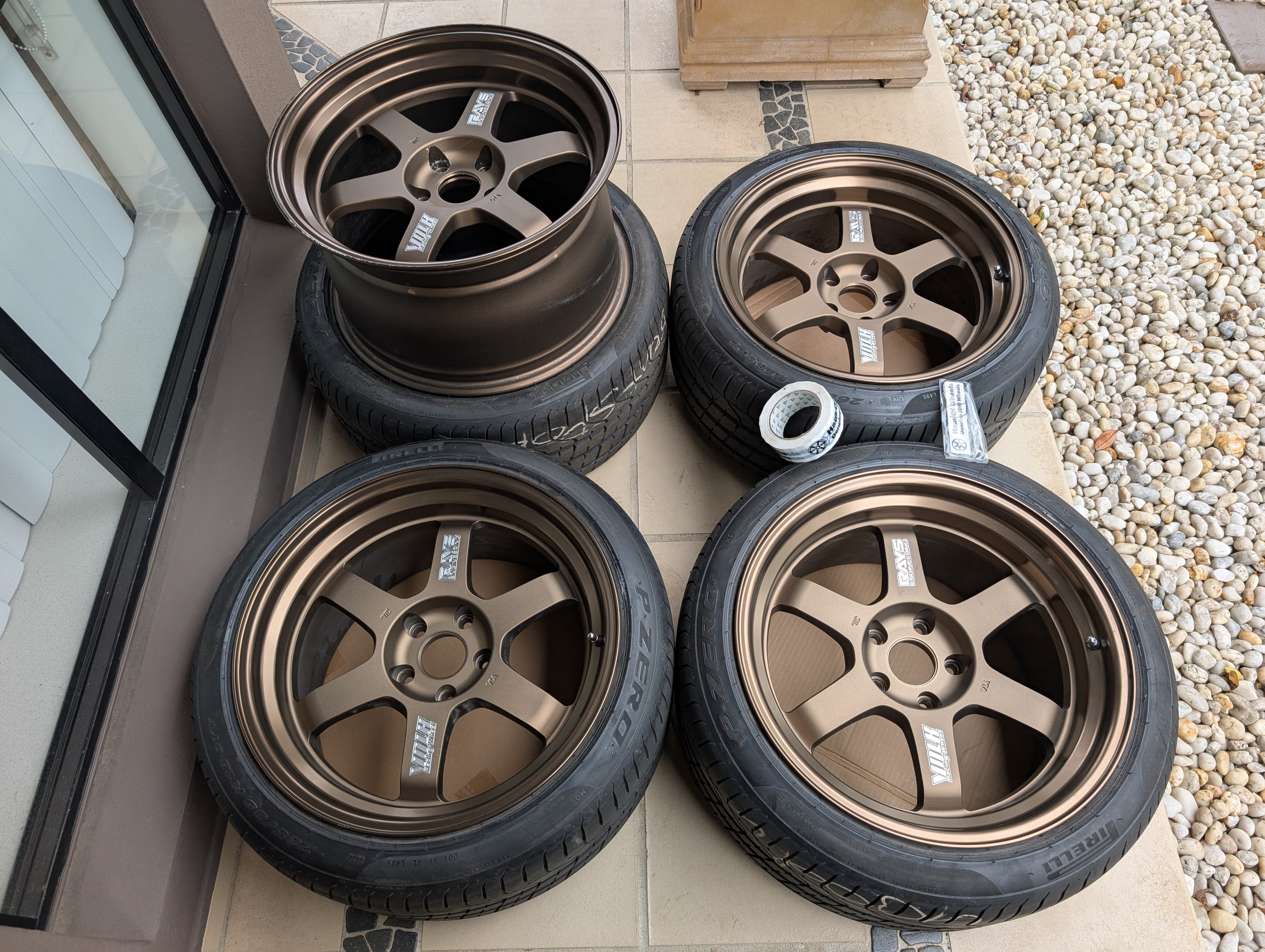 *Limited Edition* + *Deep Dish* - Rays Volks Racing TE37V (Bronze) 10th Anniversary - 5x114.3 - 18x10.5 +15 (265/35/18)