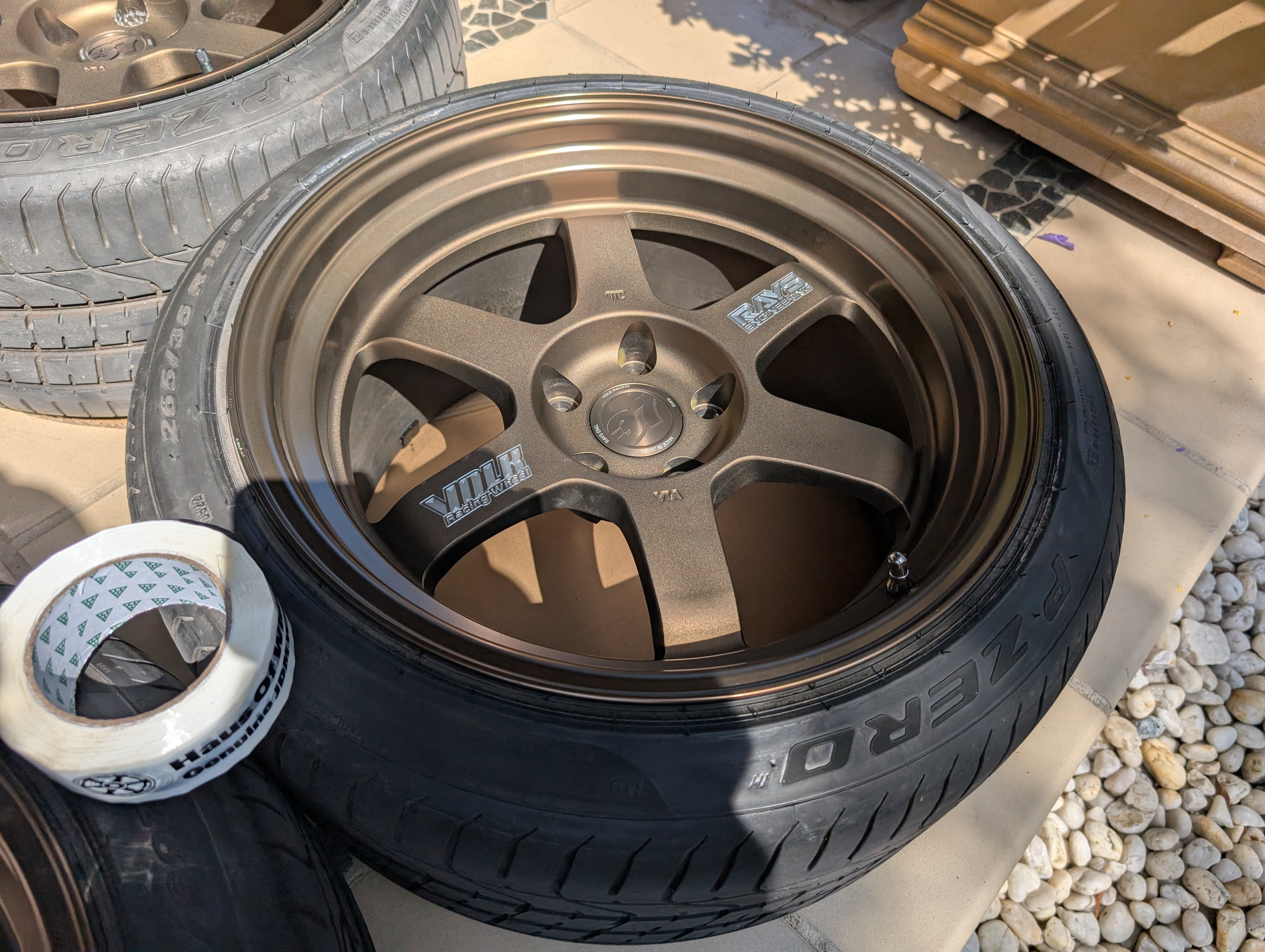 *Limited Edition* + *Deep Dish* - Rays Volks Racing TE37V (Bronze) 10th Anniversary - 5x114.3 - 18x10.5 +15 (265/35/18) -