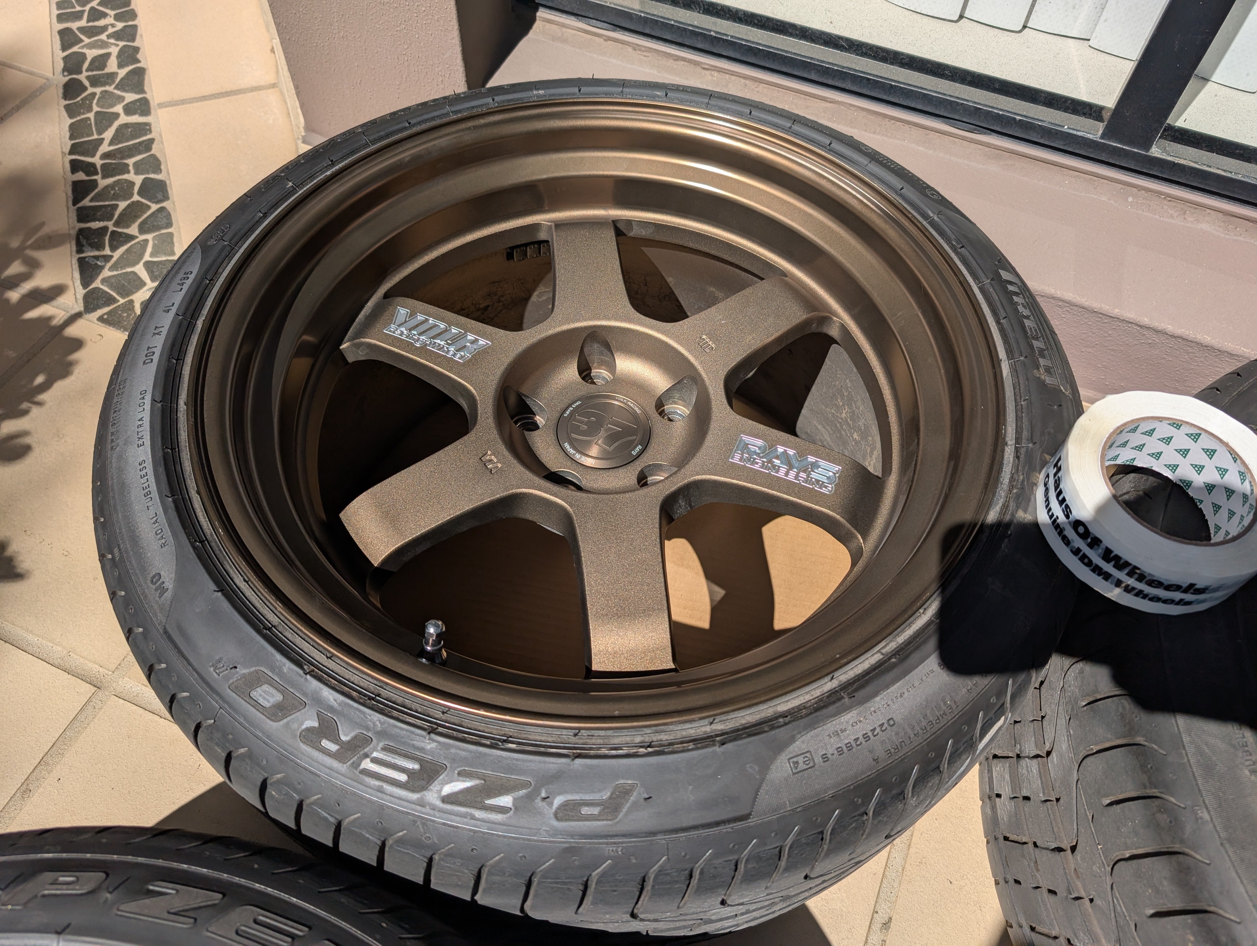 *Limited Edition* + *Deep Dish* - Rays Volks Racing TE37V (Bronze) 10th Anniversary - 5x114.3 - 18x10.5 +15 (265/35/18) -