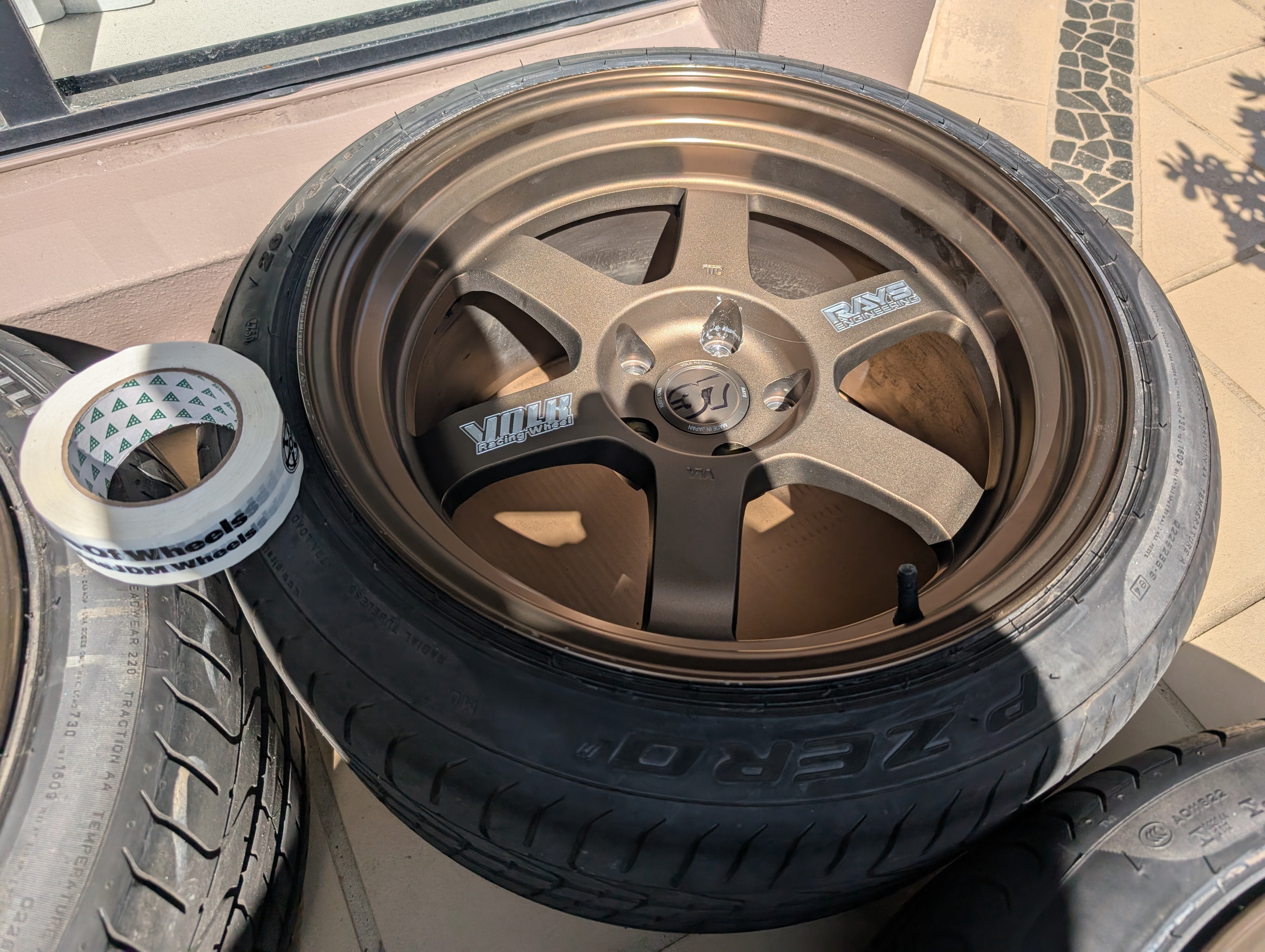 *Limited Edition* + *Deep Dish* - Rays Volks Racing TE37V (Bronze) 10th Anniversary - 5x114.3 - 18x10.5 +15 (265/35/18) -