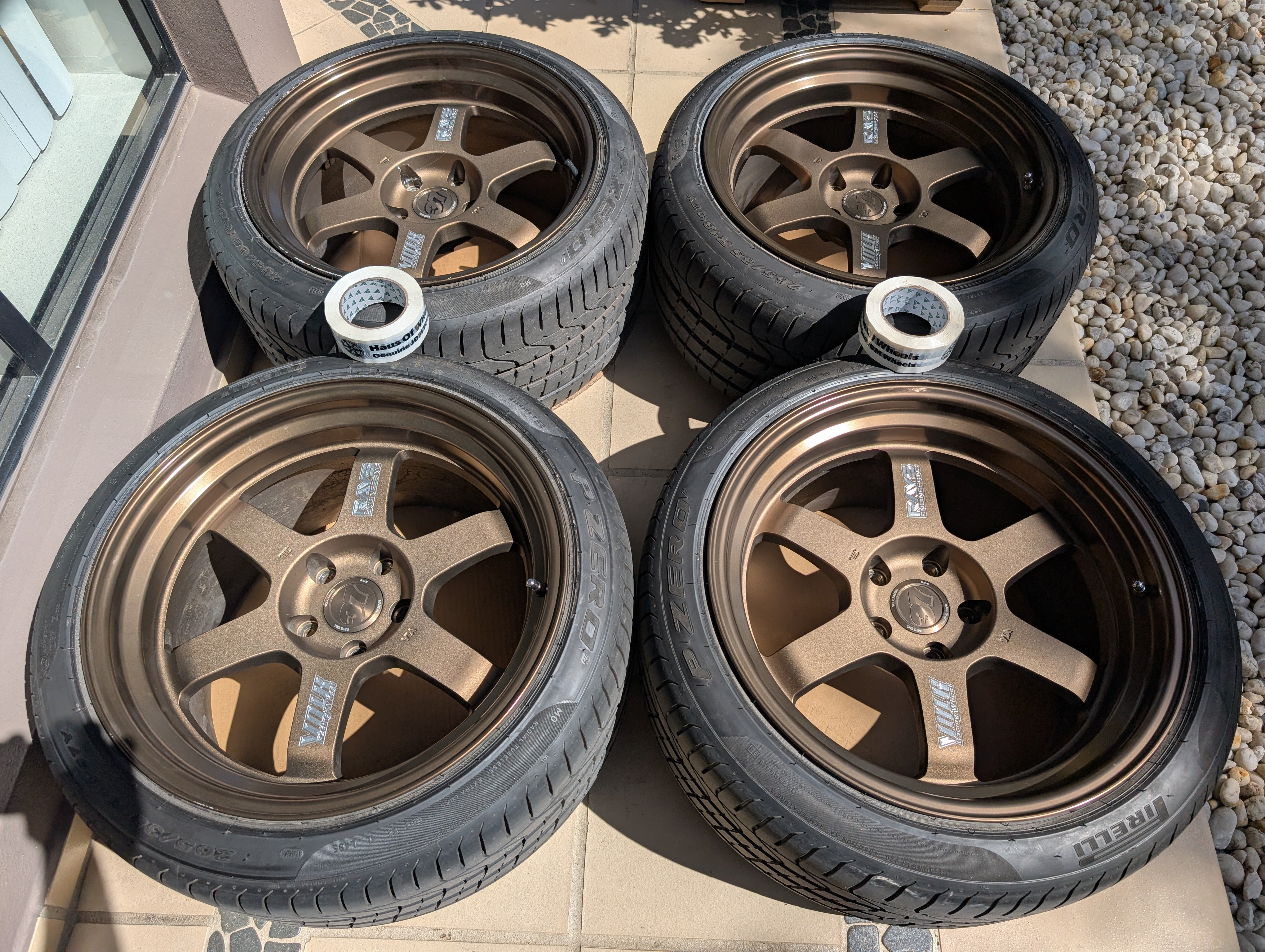 *Limited Edition* + *Deep Dish* - Rays Volks Racing TE37V (Bronze) 10th Anniversary - 5x114.3 - 18x10.5 +15 (265/35/18) -