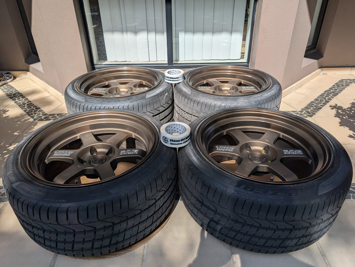 *Limited Edition* + *Deep Dish* - Rays Volks Racing TE37V (Bronze) 10th Anniversary - 5x114.3 - 18x10.5 +15 (265/35/18) -
