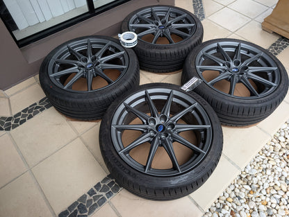 *Near New* Subaru BRZ S Wheels with Michelin PS4 Tyres and Genuine Subaru Center Caps - 5x100 - 18x7.5 +48