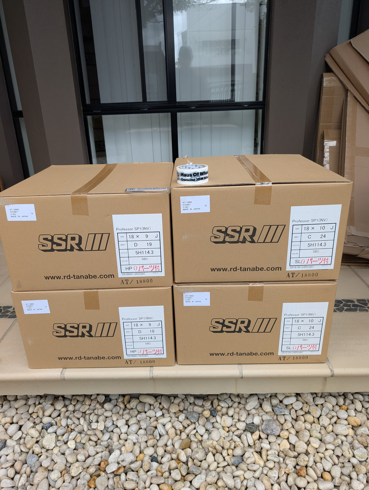 SSR SP1 SBC Chrome | 5x114.3 | F: 18x9 +19 / R: 18x10 +24 | New | 3 Piece