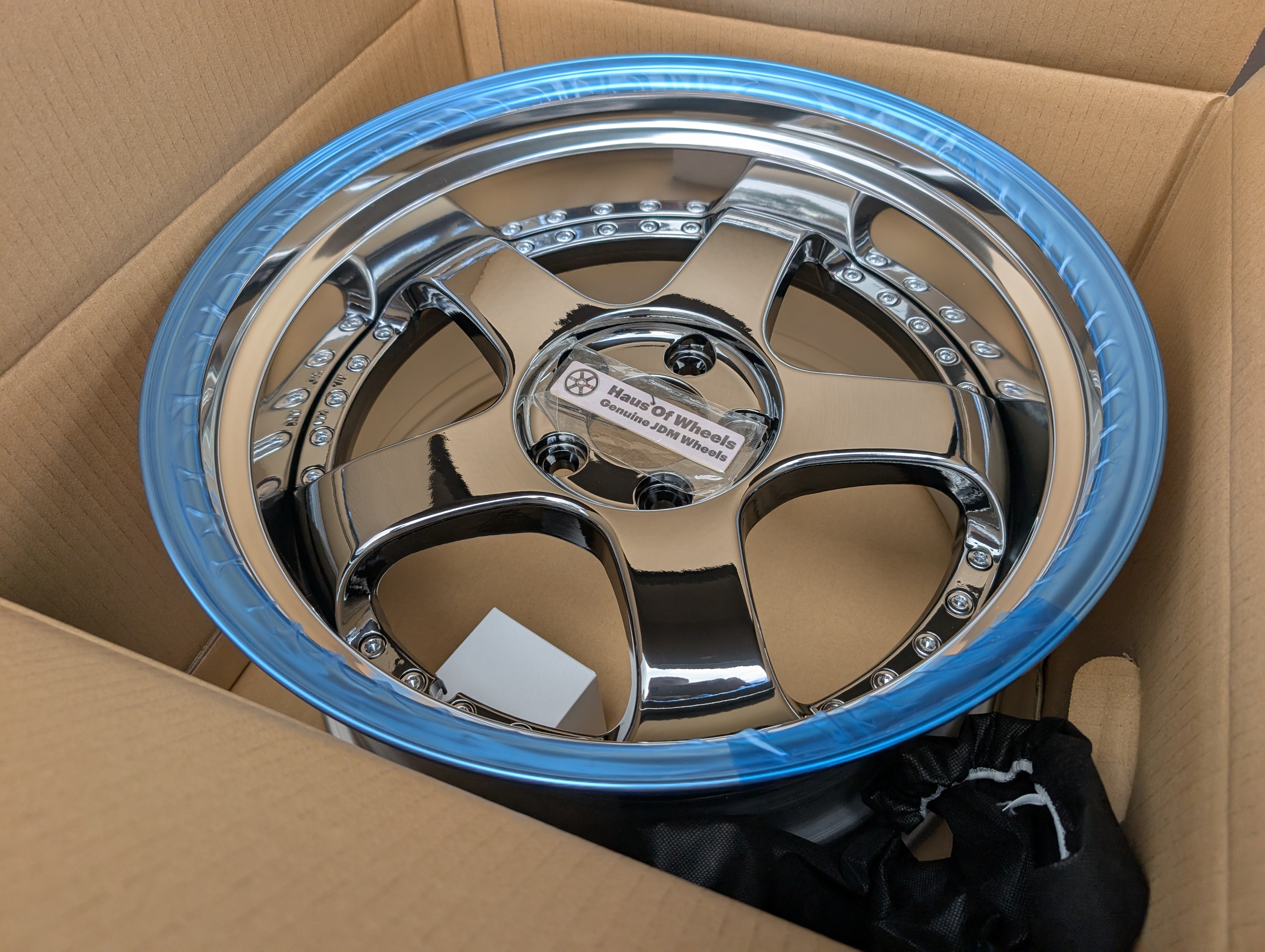 *Brand New* SSR SP1 (SBC - Chrome) - 3 Piece Wheels - 5x114.3 - F: 18x9 +19 (HP Disk) - R: 18x10 +24 (SL Disk)