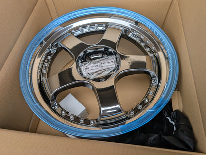 SSR SP1 SBC Chrome | 5x114.3 | F: 18x9 +19 / R: 18x10 +24 | New | 3 Piece