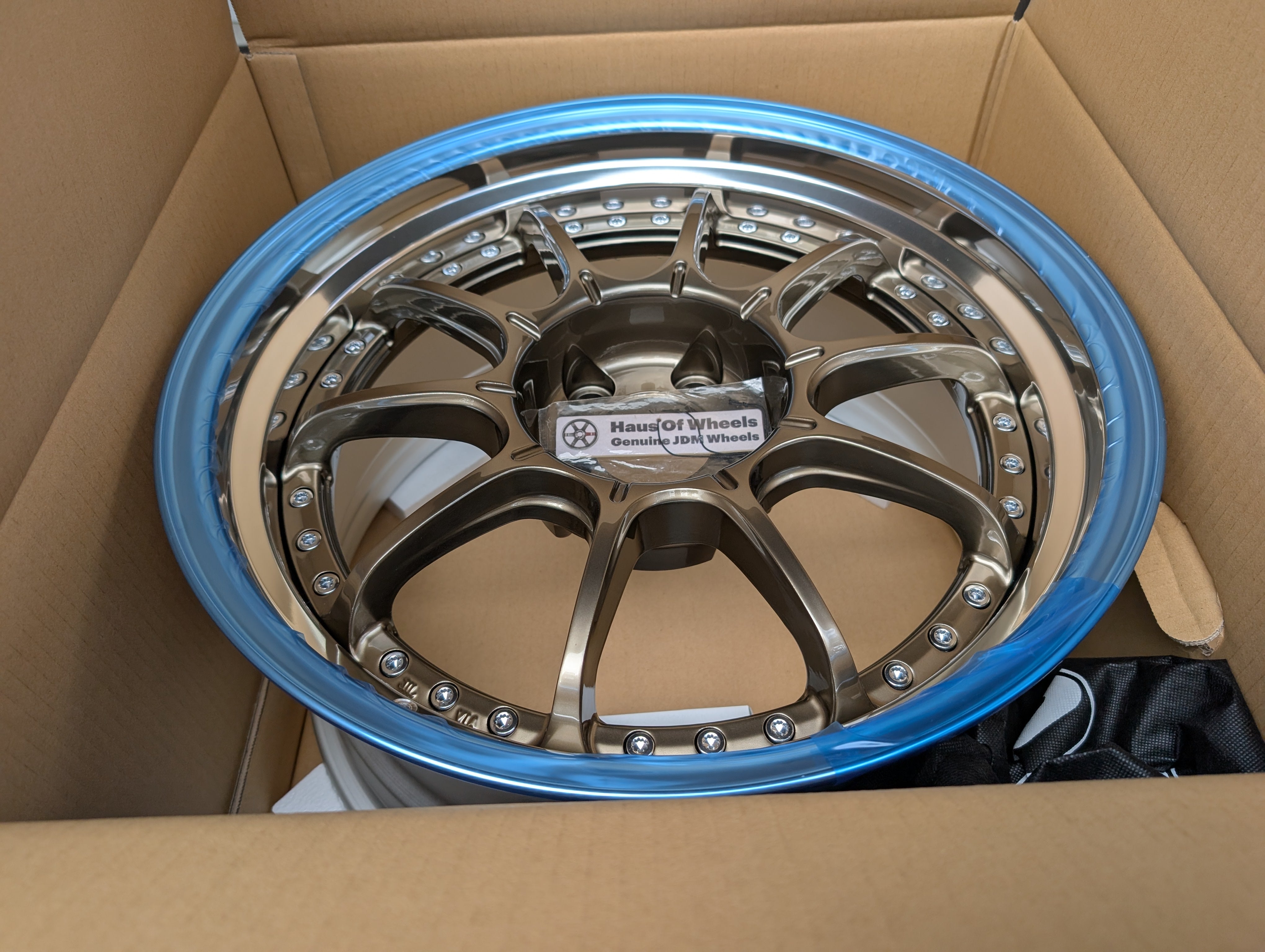 *Brand New* SSR SP5 (High Metal Bronze) - 3 Piece Wheels - 5x114.3 - - F: 18x9 +19 (HP Disk) - R: 18x10 +24 (SL Disk)