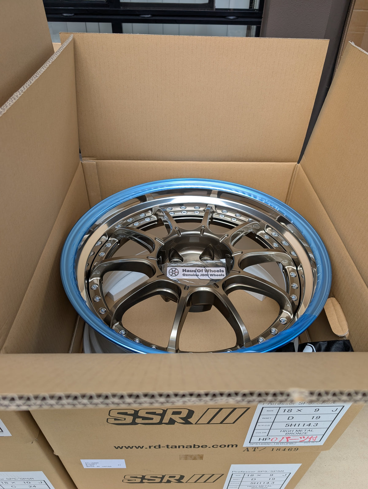 SSR SP5 High Metal Bronze | 5x114.3 | F: 18x9 +19 / R: 18x10 +24 | New | 3 Piece