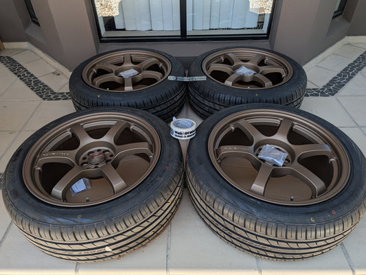 Rays Gram Lights 57 DR Bronze | 5x100 | 18x8.5 +37 | Test Fitted | With New Tyres