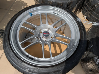 Enkei RPF1 Silver | 5x114.3 | 18x9.5 +15 | With Hankook Tyres