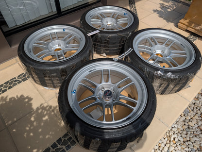 Enkei RPF1 Silver | 5x114.3 | 18x9.5 +15 | With Hankook Tyres