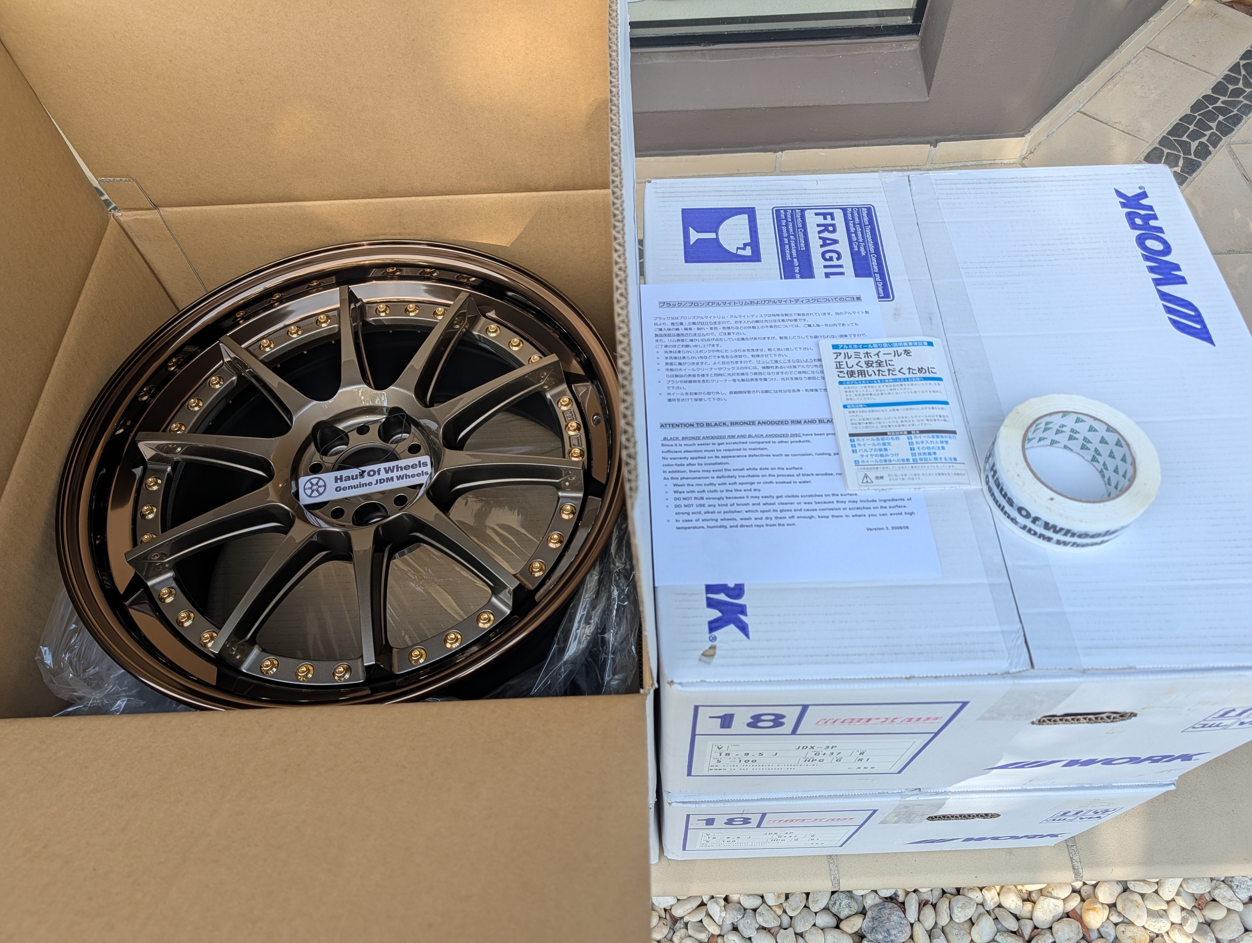 *Brand New* Work Emotion GTX 3P (Bronze) - 5x100 - 18x9.5 +37