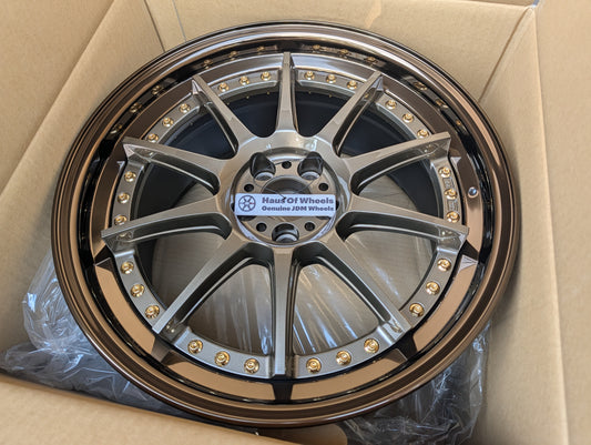 Work Emotion GTX 3P Bronze | 5x100 | 18x9.5 +37 | New | 3 Piece