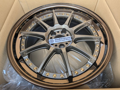 Work Emotion GTX 3P Bronze | 5x100 | 18x9.5 +37 | New | 3 Piece – product photo 7