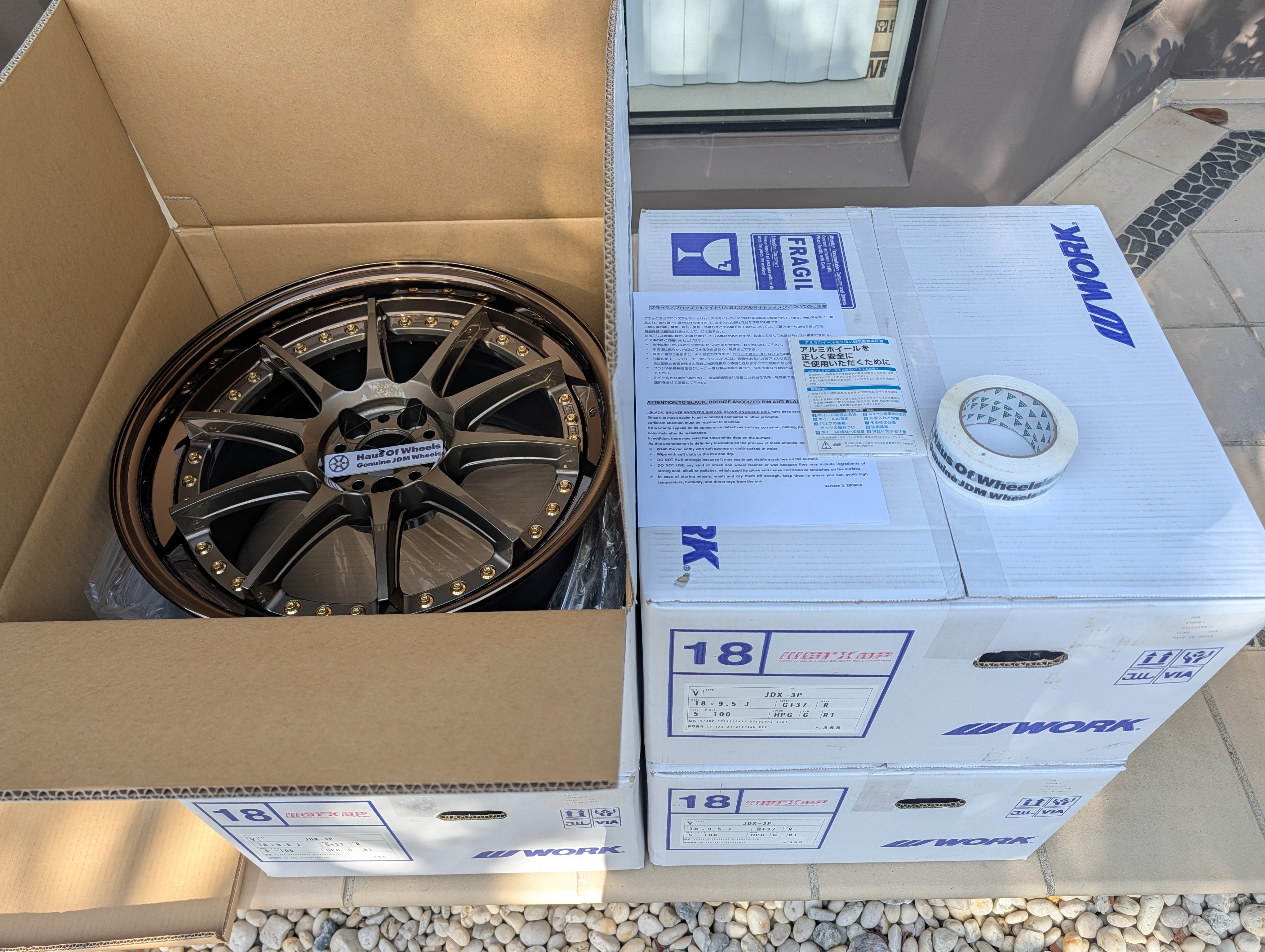 *Brand New* Work Emotion GTX 3P (Bronze) - 5x100 - 18x9.5 +37