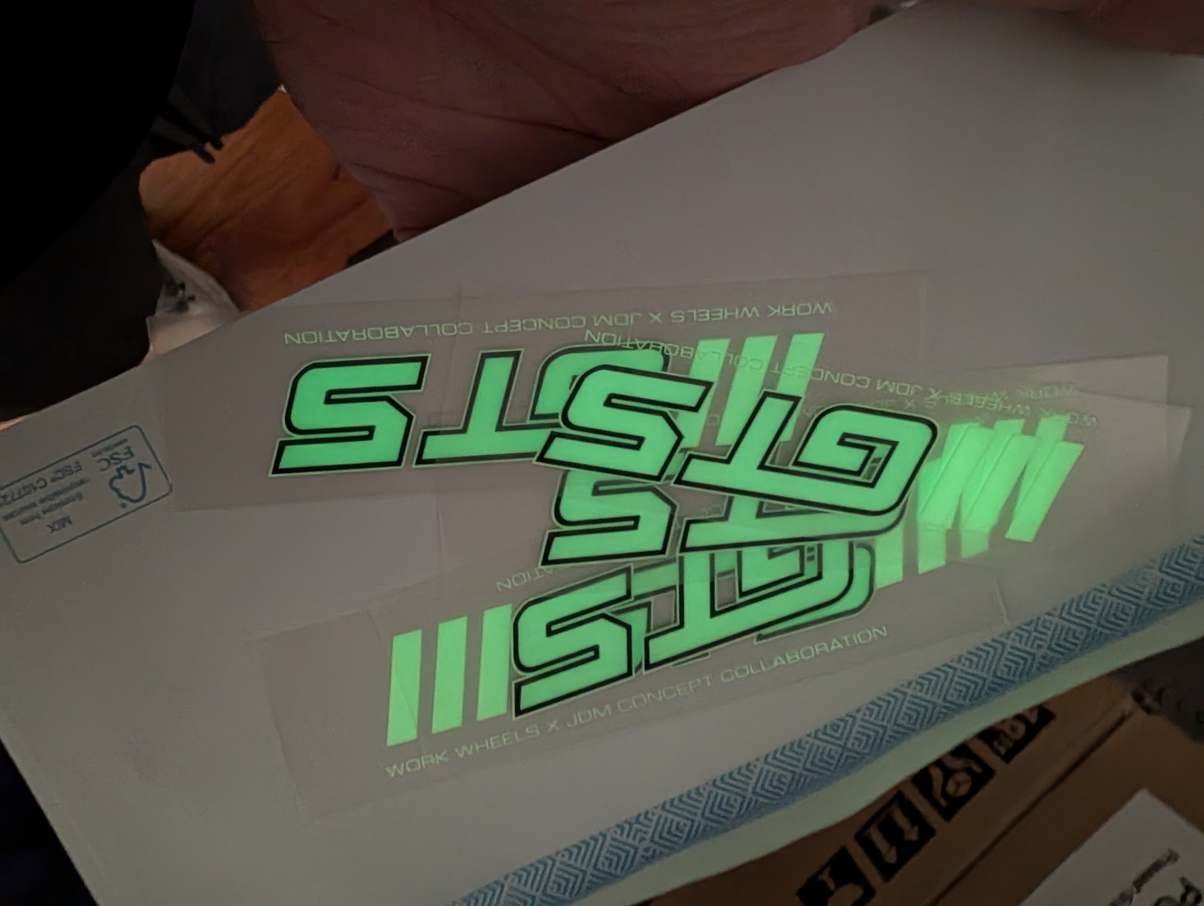 *Brand New* Work Emotion GT5 (Matte Black) with Genuine Work GT5 Stickers - 5x100 - 18x10+38