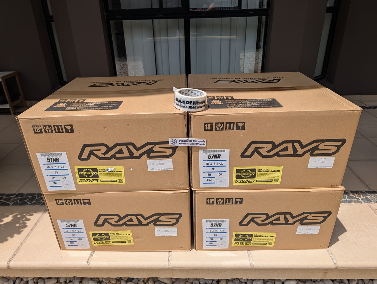 Rays Gram Lights 57 NR Glass Black | 5x100 | 18x8.5 +38 | New