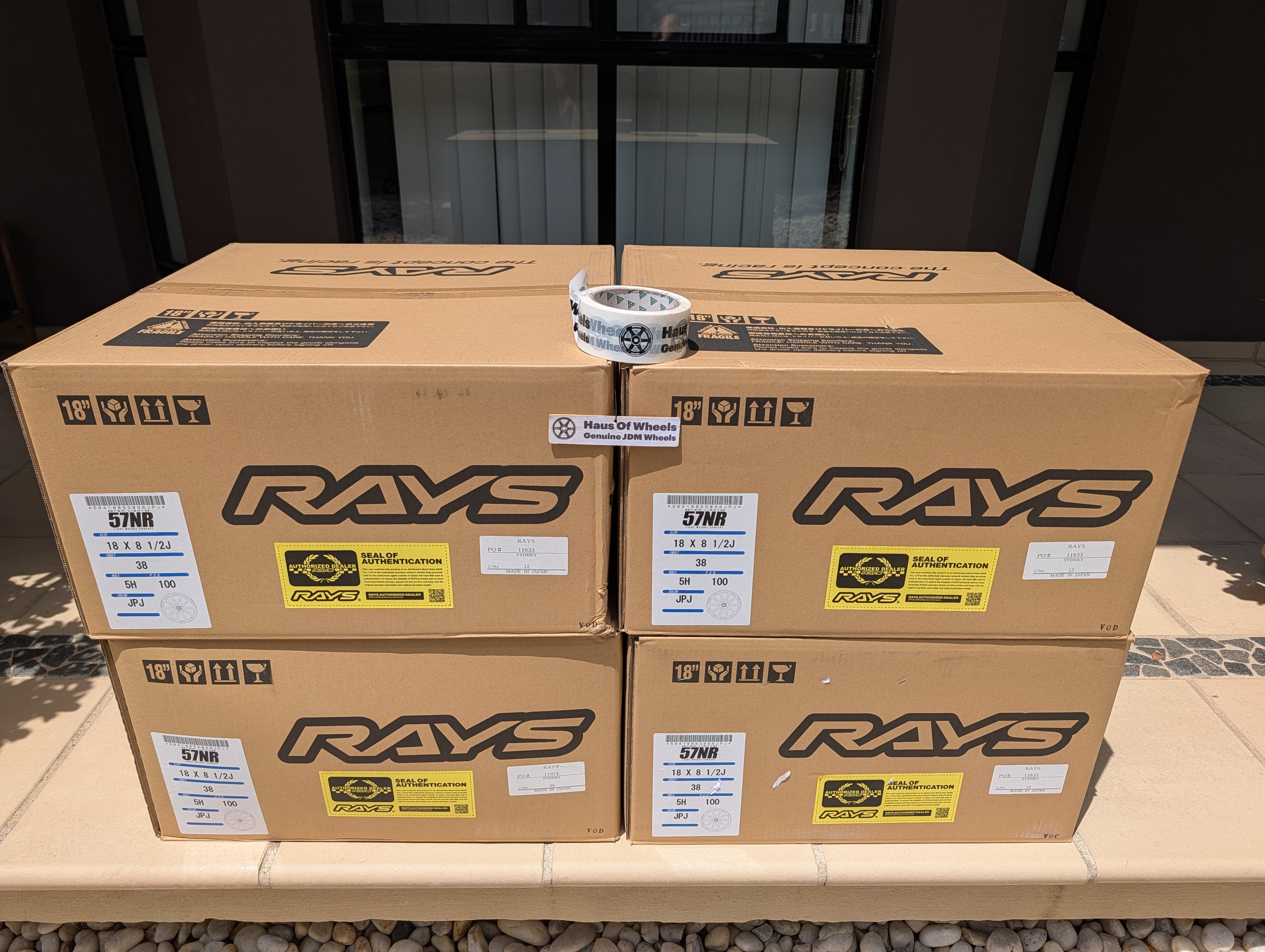 *Brand New* Rays Gram Lights 57 NR (Bronze) - PCD 5x100 - 18x8.5 +38