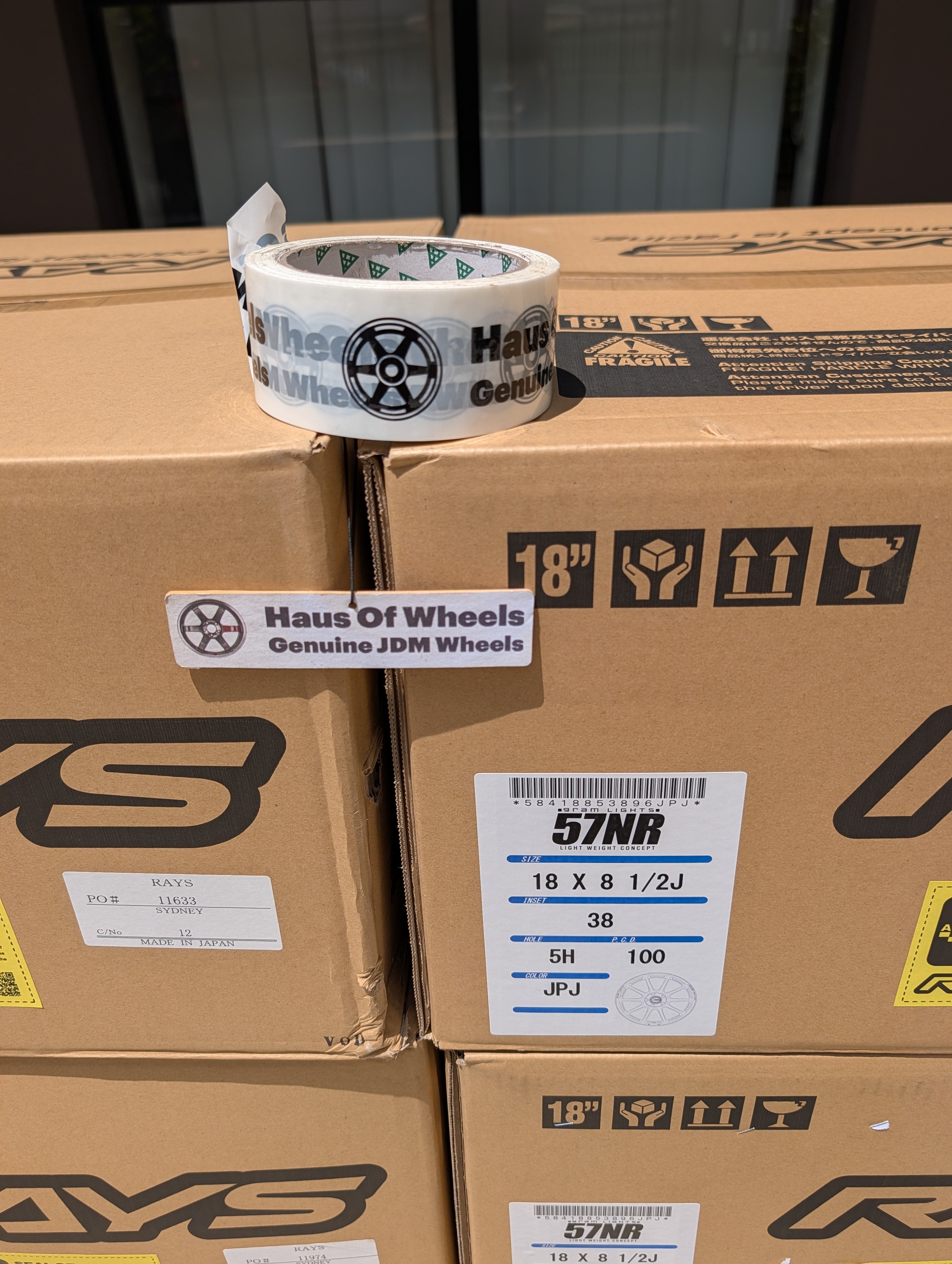 *Brand New* Rays Gram Lights 57 NR (Bronze) - PCD 5x100 - 18x8.5 +38